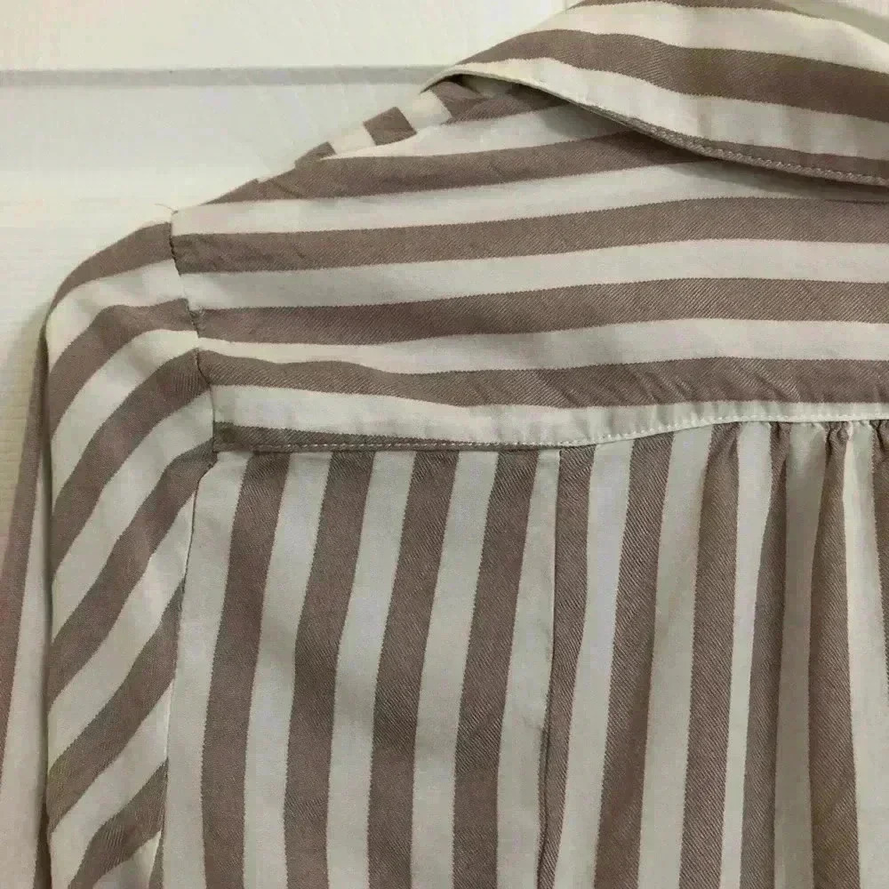 Anthropologie Maeve Striped Marianna Wrap Top XS - Picture 11 of 15